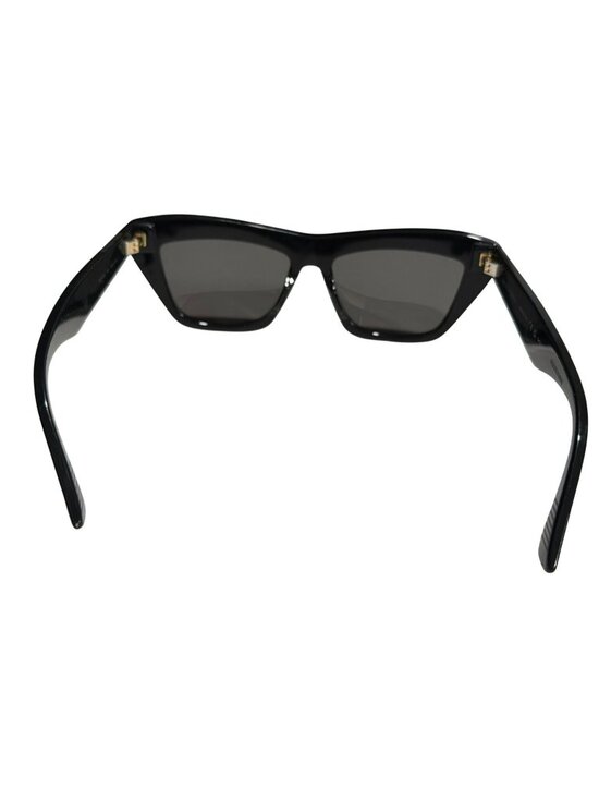 New Bottega Veneta BV1121S Cat Eye Black Sunglasses